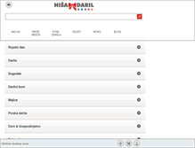 Tablet Screenshot of hisadaril.si